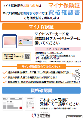 マイナ保険についてのパンフレット1枚目の画像