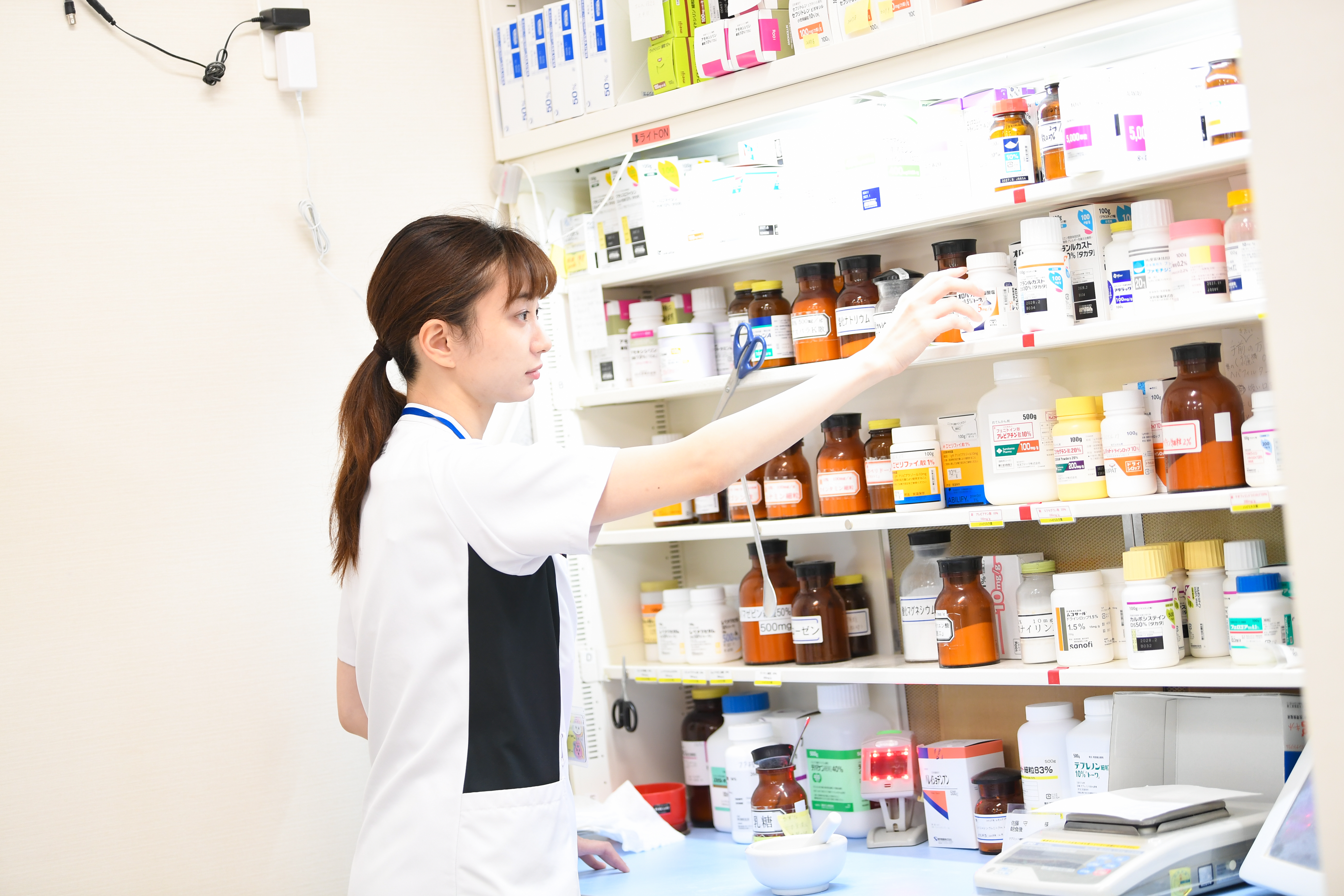 薬剤師の業務中の様子